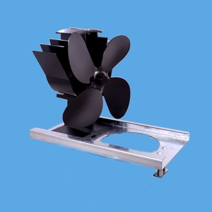 高温壁炉康暖柴煤气取暖炉冰钓热能风扇热力自发电扇野营装备黑色