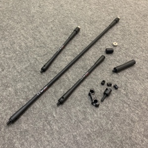 marster大师平衡杆反曲复合弓超细平衡杆套装 碳素平衡套装带配重