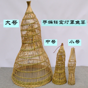 定制 包邮竹笼天然捕鱼笼竹编鱼篓竹子制品渔具特色手编装饰工具