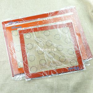 硅胶垫带圈玻璃纤维 耐高温油布溶豆 马卡龙饼干烤盘蛋白糖不粘垫