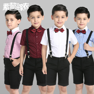 儿童钢琴表演服男