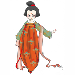 齐胸襦裙汉服三件套