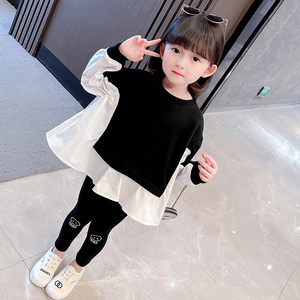 budi bala kids法语童装小町三木官方旗舰店春秋2岁孩子套装女童