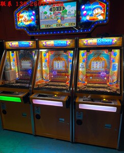 超级马戏团推币机投币中性小丑单人黄金屋黄金堡推币机电玩城设备