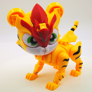 猪猪侠之超星萌宠阿五铁拳虎竞球小英雄变形恐龙日记五合体玩具