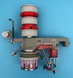 大圆机提花输纱器小提花输纱器半消极储纱器五星弘星针织器材