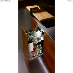 博洛尼德国地柜多功能拉篮调味篮  收纳宝碗篮炉篮