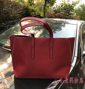 雅诗兰黛国内专柜赠品大包 pu皮 单肩背包挎包水桶包收纳包旅行包