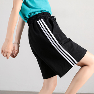 中考体育运动裤女初三学生体考测试专用跑步运动短裤大码纯棉透气