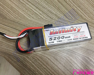 花牌 4S 14.8V5200mAh 45C 四 六轴 FPV航拍 固定翼 模型锂电池