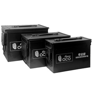 格氏ace电池箱 航模锂电池防爆箱大容量收纳箱 密封箱铁箱子保险