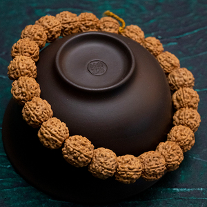 麒麟小金刚手串单圈五瓣男士文玩手链原籽深度清理金刚菩提手串