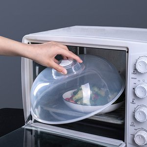 家用微波炉加热盖耐高温透明罩食物防溅盖菜罩塑料保鲜盖饭菜罩子