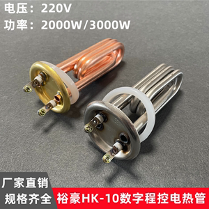 63盘裕豪HK-10数字程控电热开水器加热管电热管发热棒220V2KW3KW