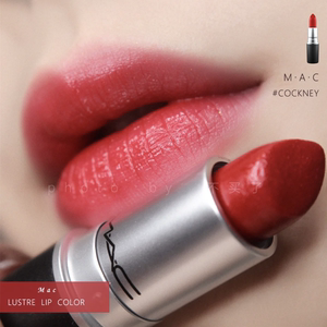 正品mac502口红cockney草莓红色号魅可maccockney大牌润泽不粘杯