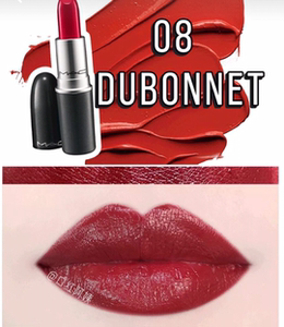 美国官网mac口红d for danger630/dubonnet牛血108russian red612