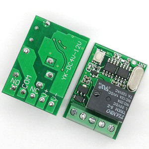 宽电压微型遥控开关小继电器大功率触点无线接收器5v6v7.4v9v12v