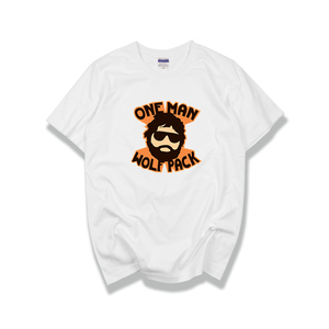 国外设计师作品 大叔胖子 one man 男女短袖t恤 个性大胡子