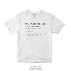 coder's romance程序员的浪漫 代码码农浪漫表白短袖T恤 男女