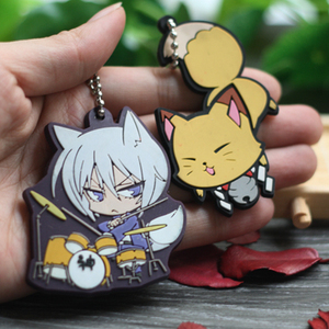 卡通动漫元气少女神银仙巴卫 汽车钥匙挂件 钥匙链包包挂饰