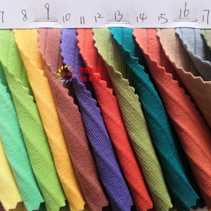满包邮　米兰坑条莱卡棉弹力针织布料　罗纹秋冬款服装面料22个色