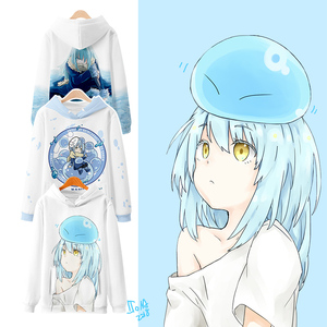 00关于我转生成为史莱姆周边衣服二次元学生男秋女卫衣动漫牛仔外套