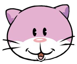 英语公开课/卡通头饰教具道具洪恩幼儿英语小猫头饰