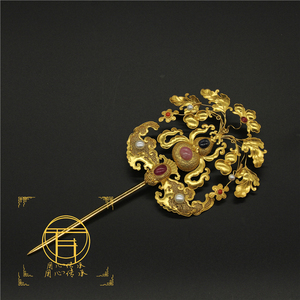 古代首饰汉服首饰中国传统首饰古代金银器影视剧组头饰明清首饰