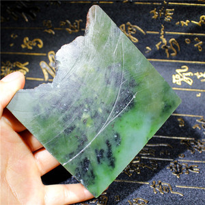 363克真皮和田玉碧玉籽料原石可磨珠子天然玉石好肉细腻雕刻料子