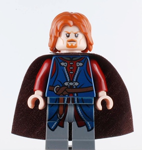 乐高lego波罗莫lor014指环王魔戒人仔boromir9473set独占披风全新