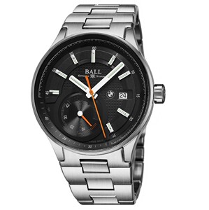 波尔ball bmw宝马男表腕表黑色表盘不锈钢自动手表pm3010c-scj-bk