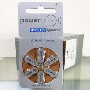 纽扣电池p312德国进口powerone助听器电子pr411.45v峰力瑞声达312