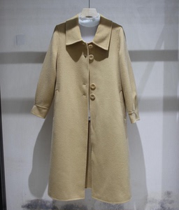 喜诺姿女装新款9903羊毛双面呢大衣外套韩版休闲潮流中长款