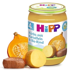 德国喜宝Hipp有机全餐南瓜土豆牛肉  4个月以上 有现货
