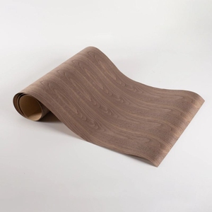 60cm免拼接大尺寸宽幅天然黑胡桃实木木皮室内门板衣柜装修翻新