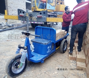 拉砖车 电动平板拉砖车 砖厂电瓶车 工地专用电动拉砖车