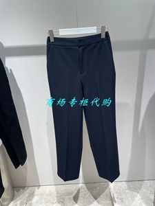 Lily国内专柜代购2023冬新款气质高腰显瘦款休闲长裤123400C5104