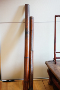 管吹火筒 尺八 烧火棍民俗收藏老竹子料 粗 竹筒竹料笔筒摆件古董