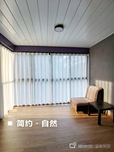 全屋定制吊顶客厅造型 白色长条型阳台集成吊顶 铝扣板吊顶天花板