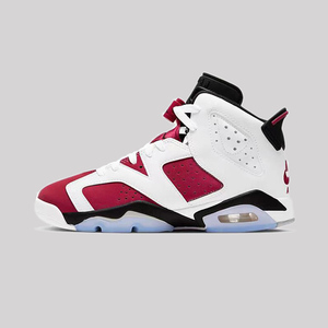 air jordan 6 周扬青同款白红胭脂aj6篮球鞋女2021复刻气垫运动鞋