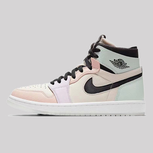 air jordan 1 zoom糖果粉绿紫aj1彩色拼接马卡龙复活节高帮板鞋女