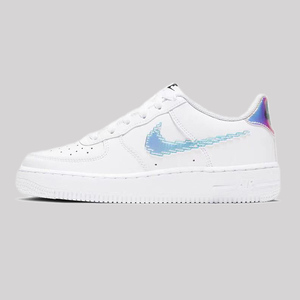 nike耐克air force1彩虹像素电竞镭射果冻空军一号板鞋女厚底百搭