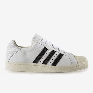 adidas/阿迪达斯正品三叶草 男子 经典黑白80s贝壳头板鞋bb0171