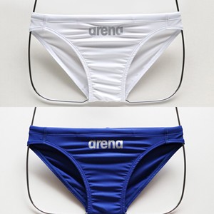 男士三角泳裤纯色