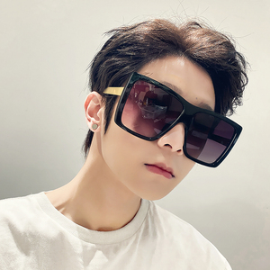 韩版潮流大脸神器太阳镜男款加宽特大墨镜女胖脸夏季防紫外线遮阳