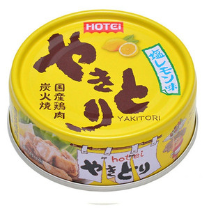 日本进口 hotei 元祖炭火烤鸡肉 盐柠檬味 罐头 70g