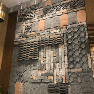 复古小青砖瓦片仿古外墙砖砌墙贴面围墙文化墙露台花园院子背景墙