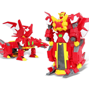 正版灵动创想新款爆兽猎人儿童玩具豪华爆变套装龙蛋翔龙骑士5431