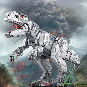 恐龙乐高巨大型只拼装暴龙霸王龙侏罗纪牛龙我的世界公园积木玩具