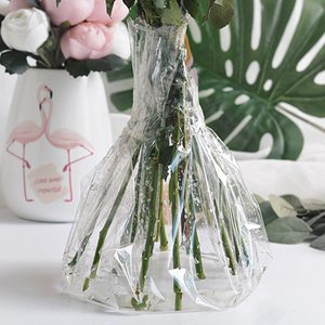 玻璃纸包花泥透明OPP膜鲜花包装纸塑料花艺加厚防水保水花束花纸
